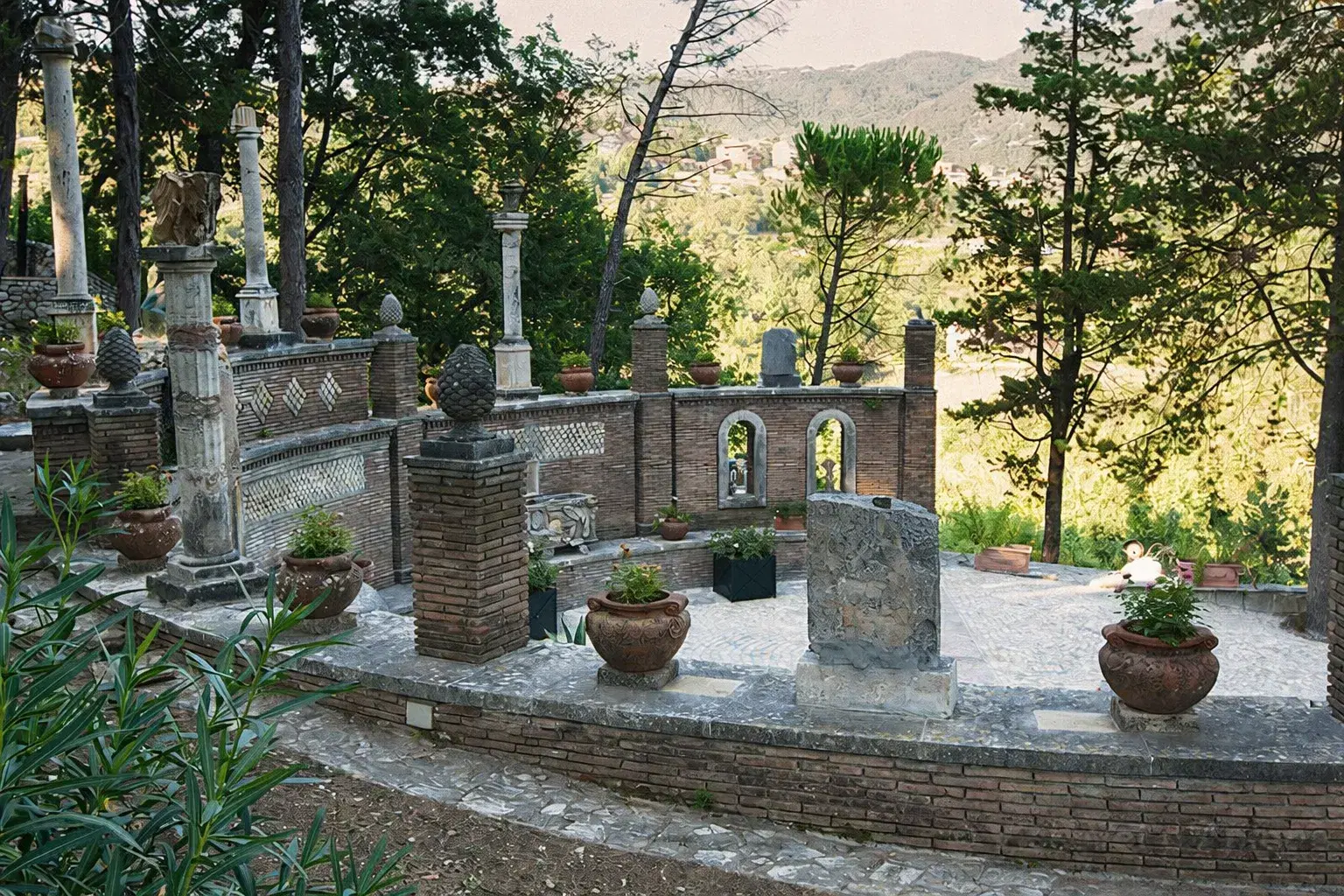 Cortile terrazzato