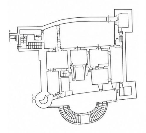 Piano nobile floor plan